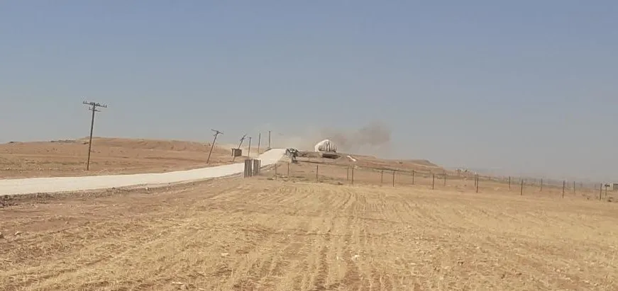 ​​​​​​​Turkish occupation army targets Rojava channel crew in the countryside of Amuda