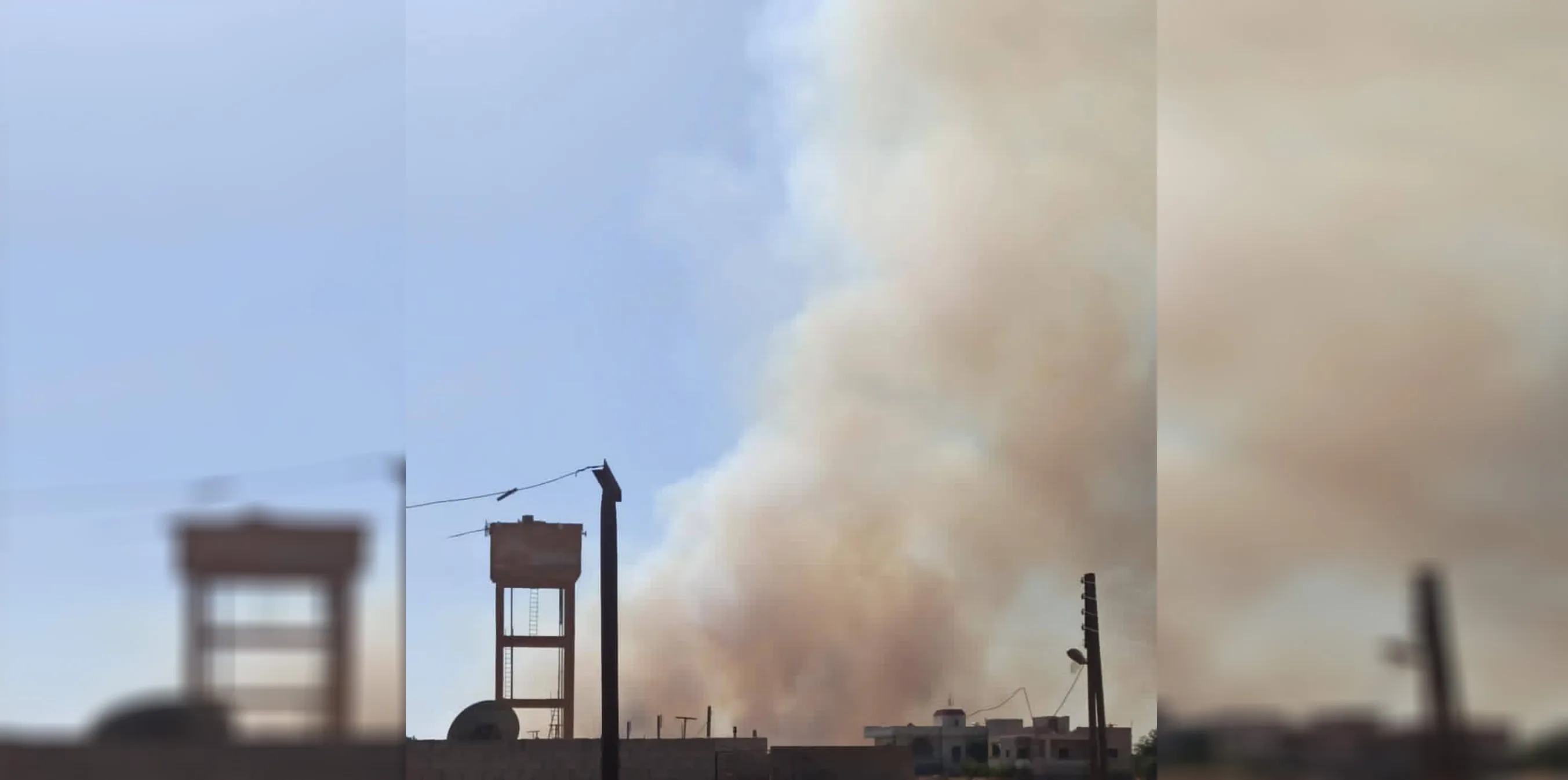 Fire broke out in orchards of Binah village due to Turkish shelling