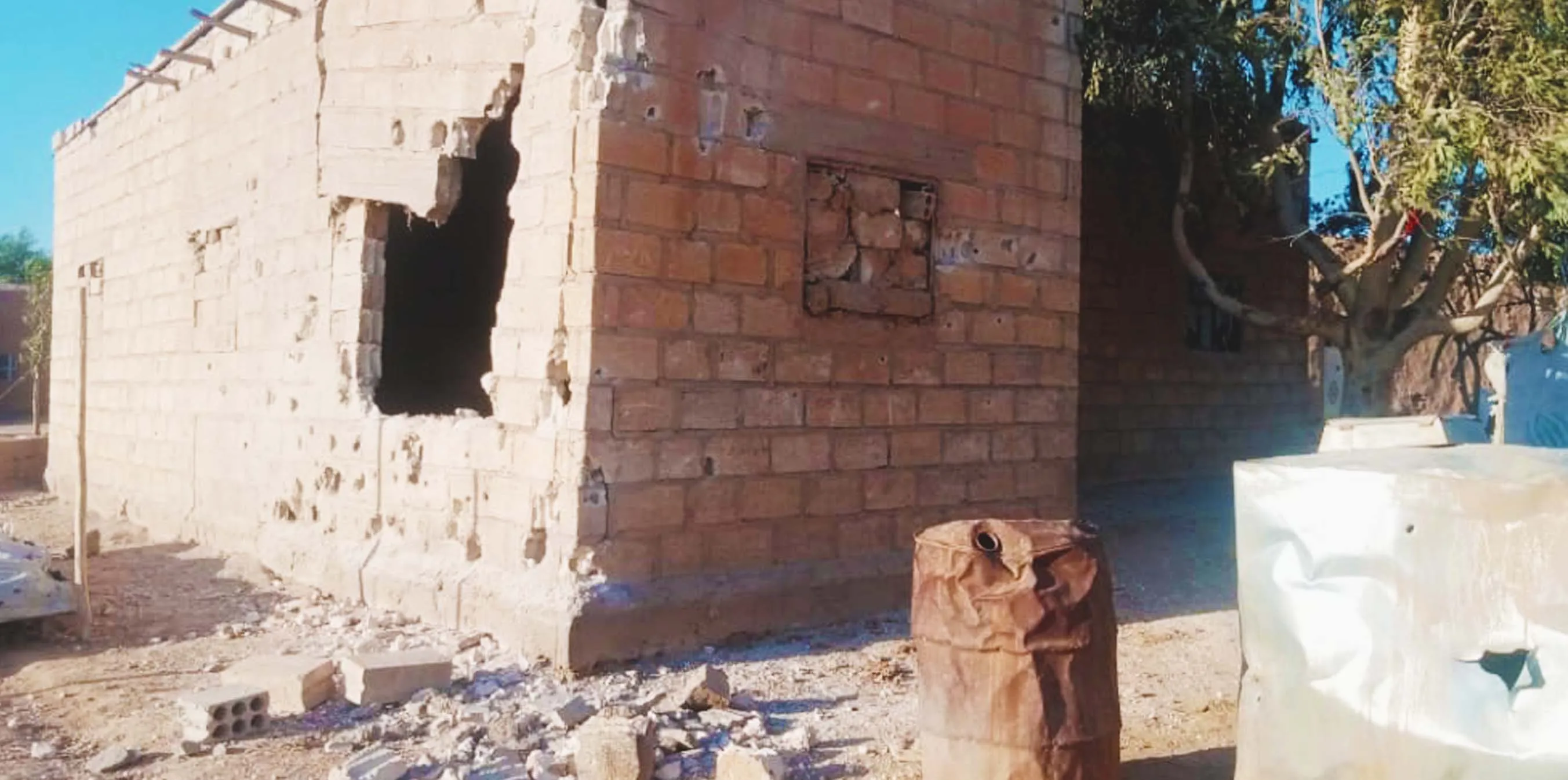 ​​​​​​​ANHA documents damage on Ibrahim martyr’s home