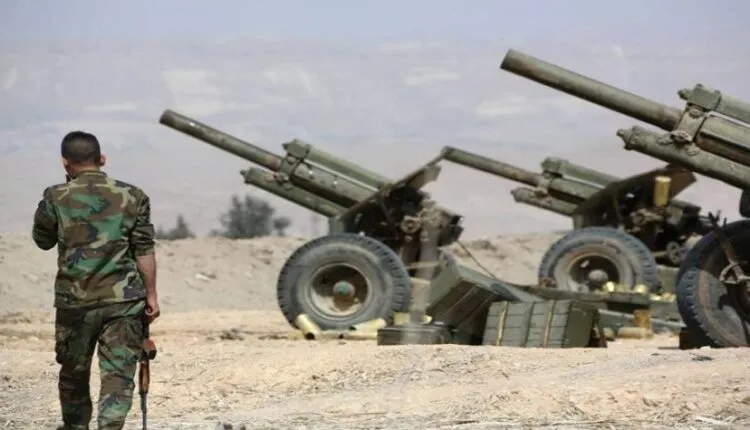 Damascus government forces bombs villages in the countryside of Hama and Idlib