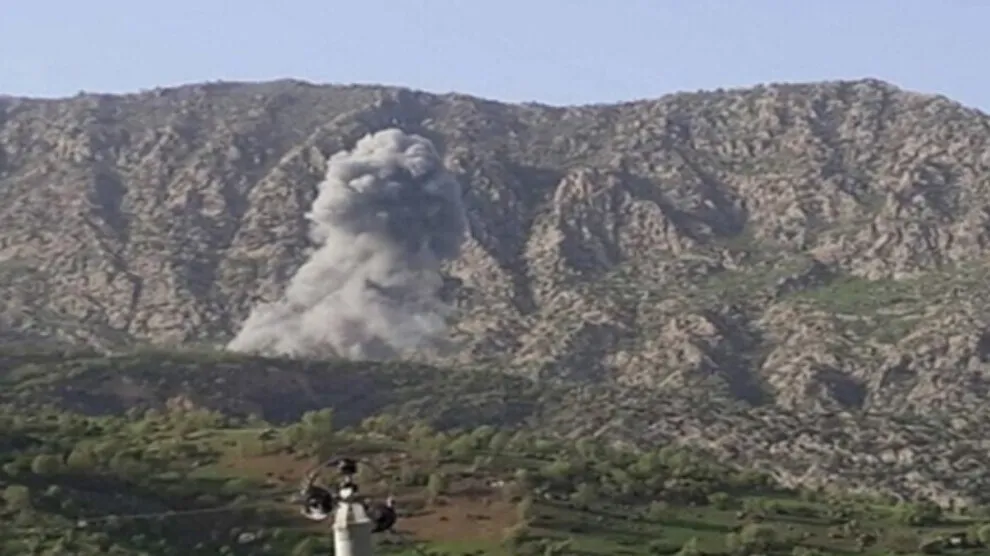 Turkish forces, Iranian regime bombard areas in Başûr
