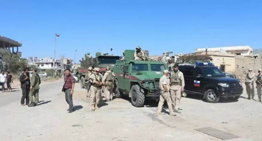 Joint Russian-Damascus patrol hit by IED in Daraa countryside