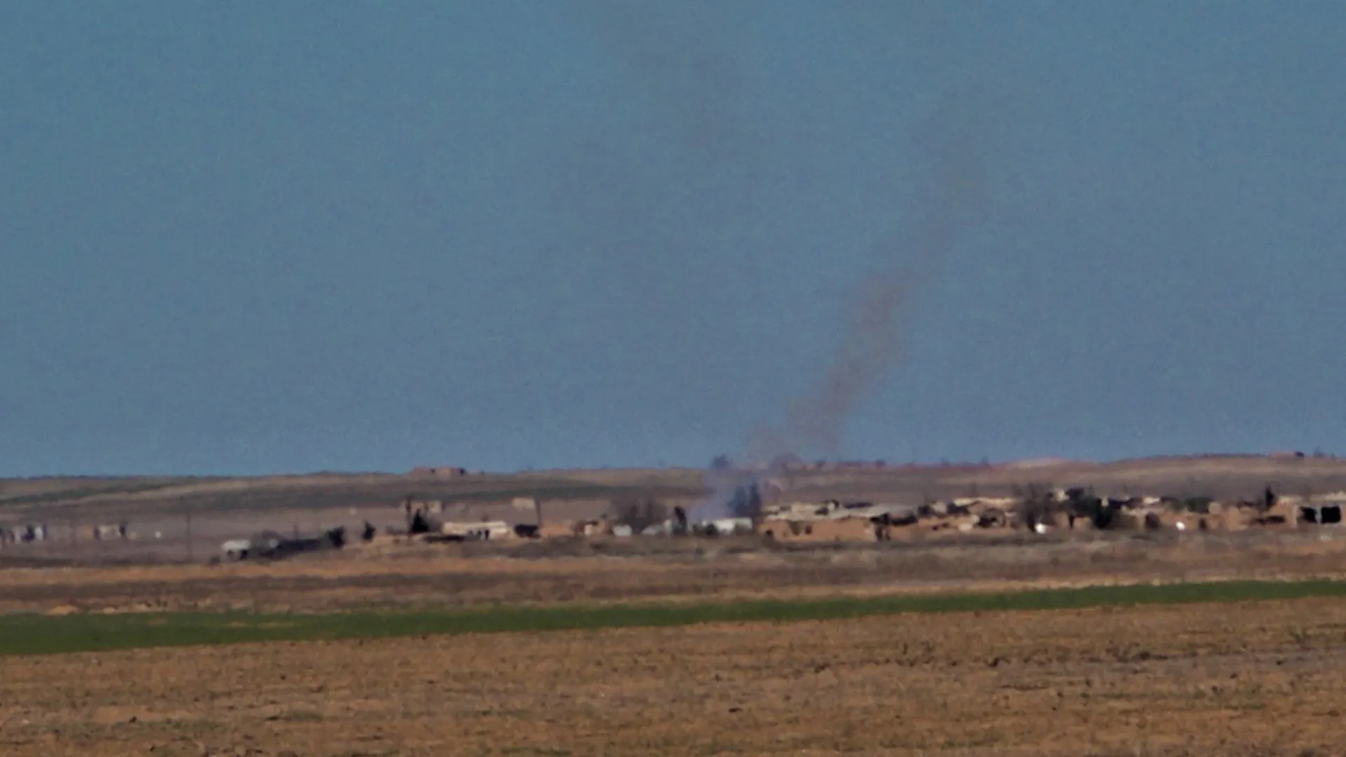 Clashes between mercenaries of Turkish occupation in occupied countryside of Tal Tamr