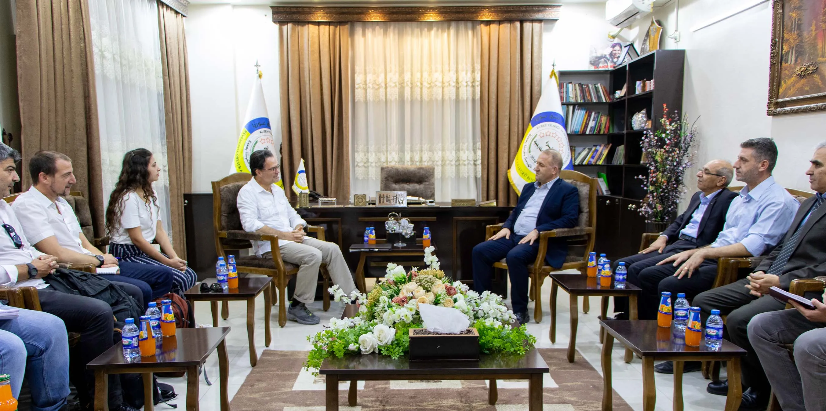 ​​​​​​​French Ministry of Foreign Affairs delegation visits department of foreign relations in NE Syria