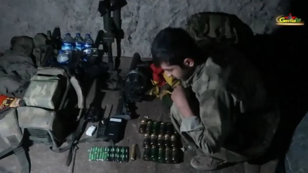 Gerîla TV broadcasts footage of seizing Turkish military equipment
