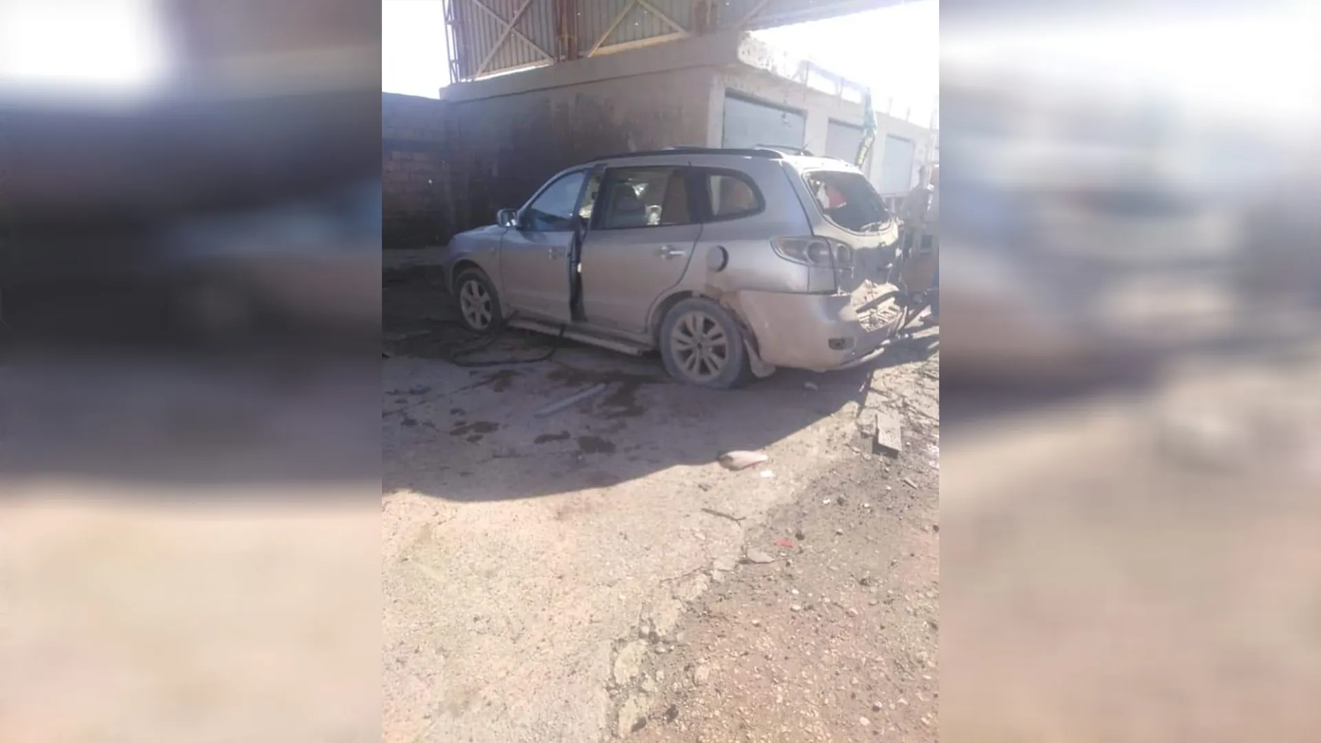 Turkish occupation drone targets a car in the village of Sanjaq Sa'adoun, south of Amuda