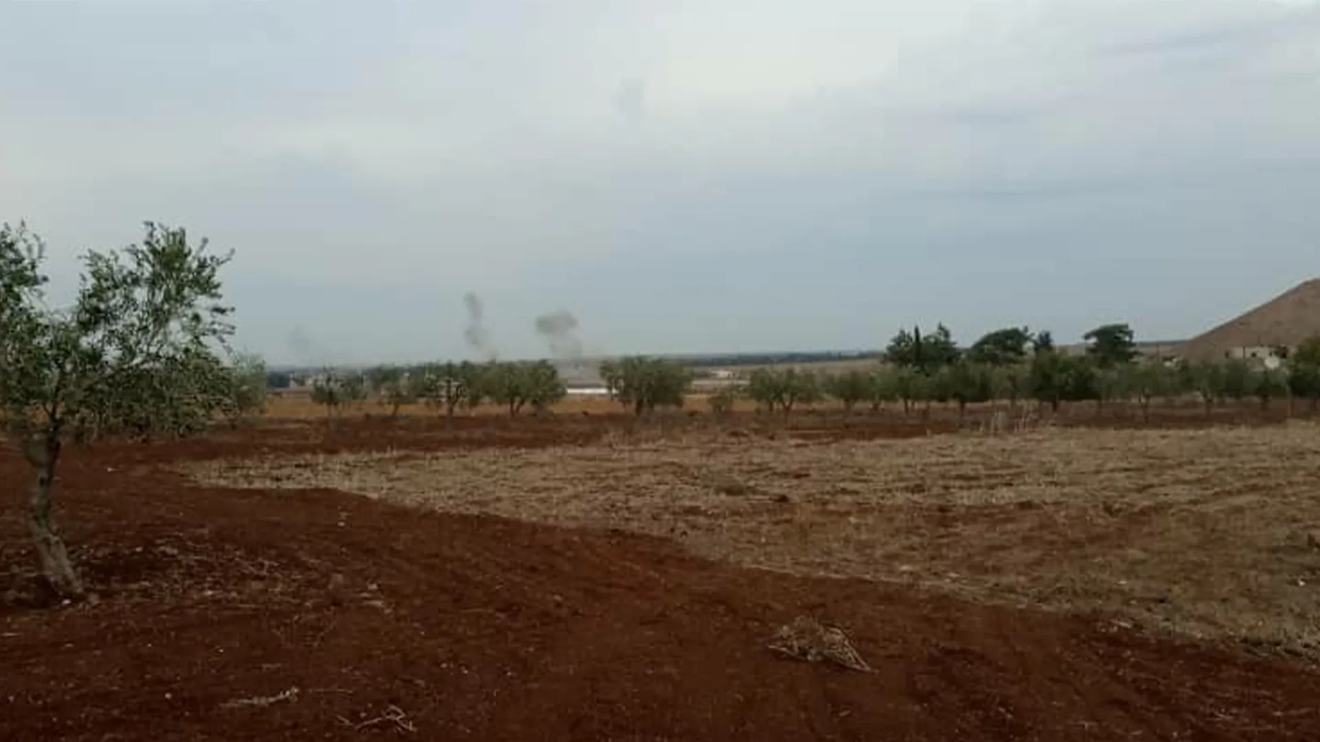 ​​​​​​​Turkish occupation bombs Managh airport and 2 villages in Shra - Updated