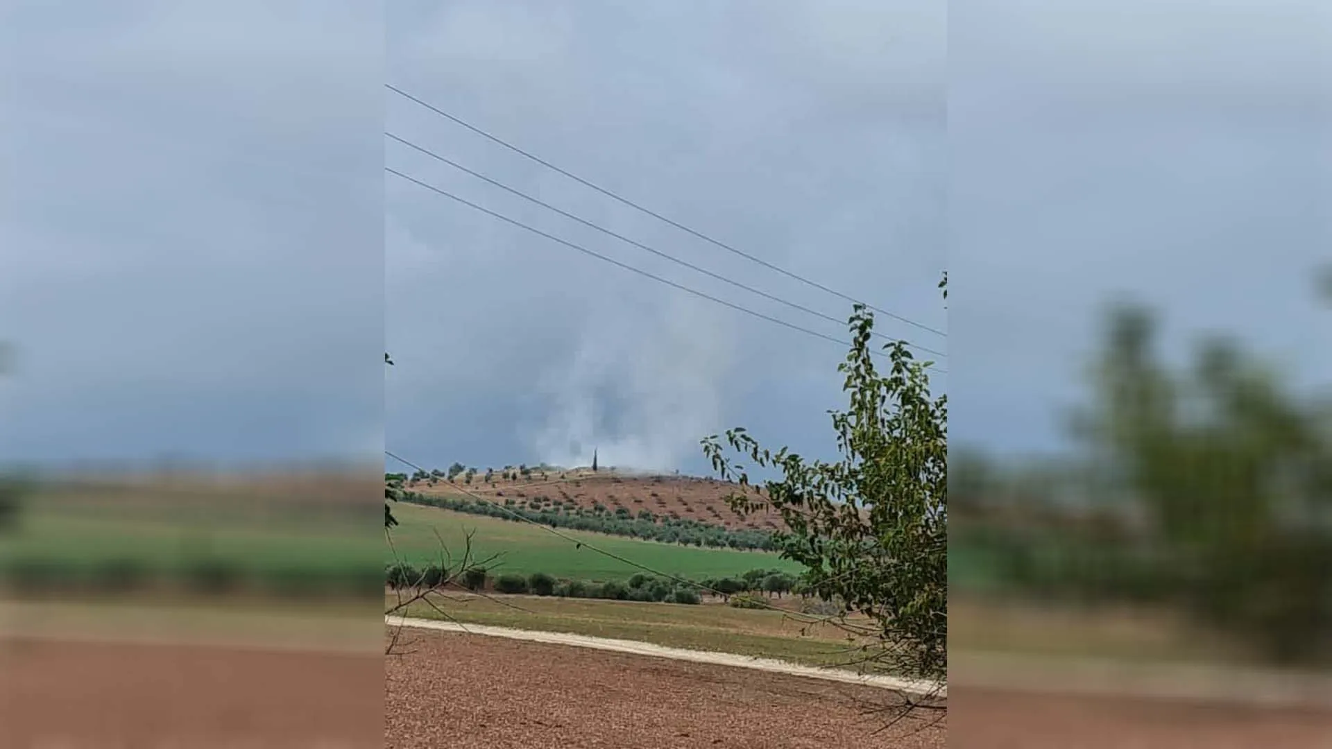 A soldier of  Damascus forces wounded in Turkish bombing on villages of Kobani