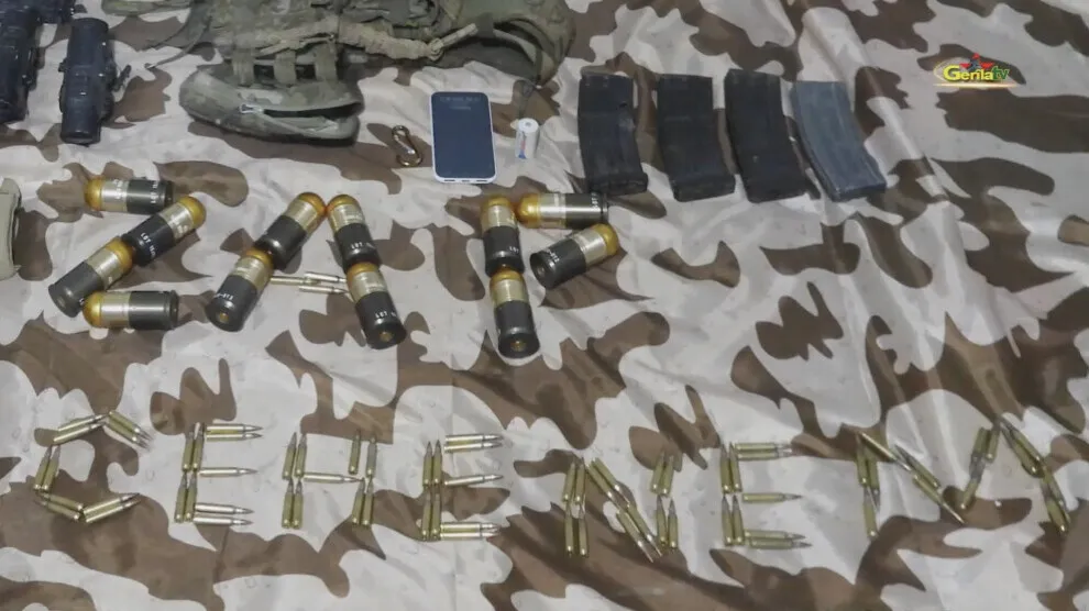 ​​​​​​​Guerrilla seizes weapons and military equipment of the occupation army