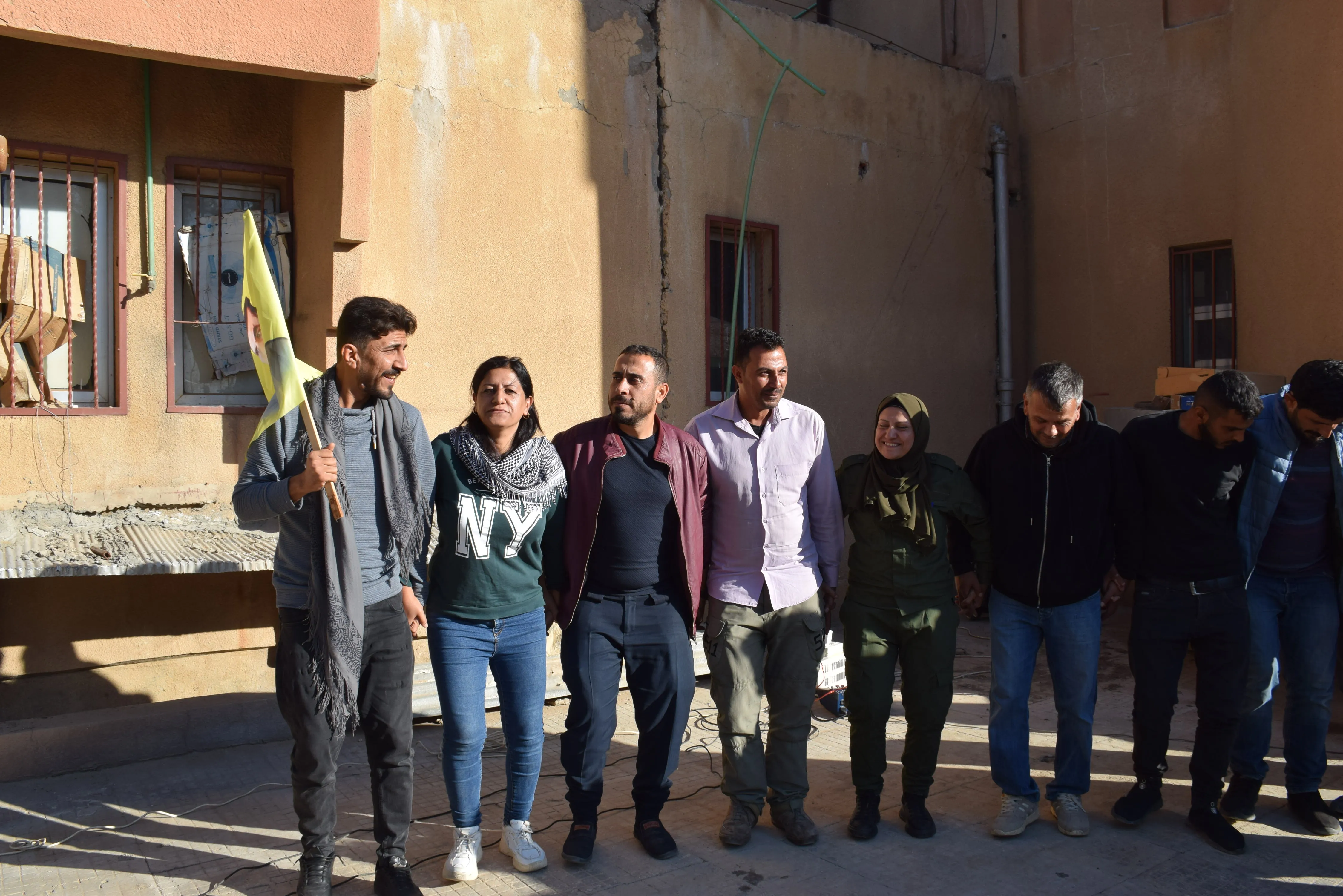 People of Çil Agha celebrate International Day of Solidarity with Kobani Resistance