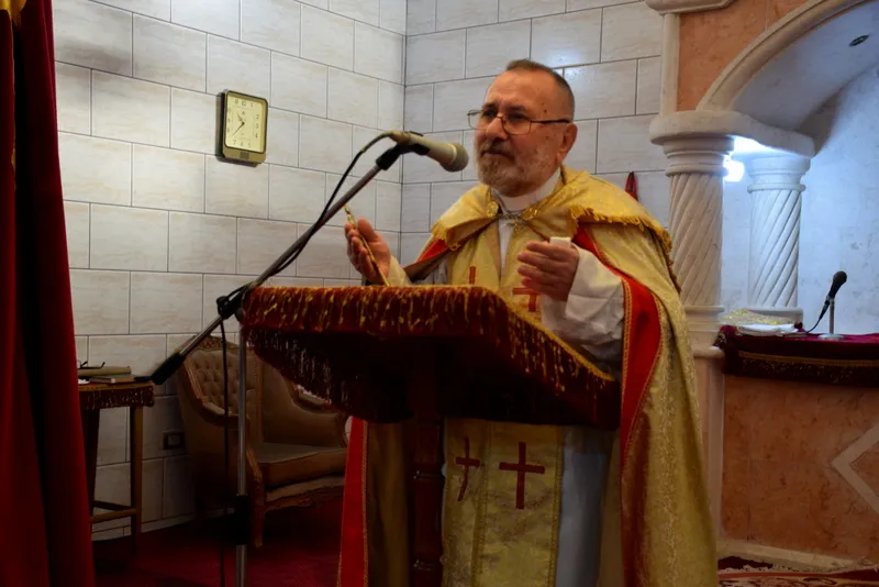 Christians of Tal Tamr celebrate Christmas
