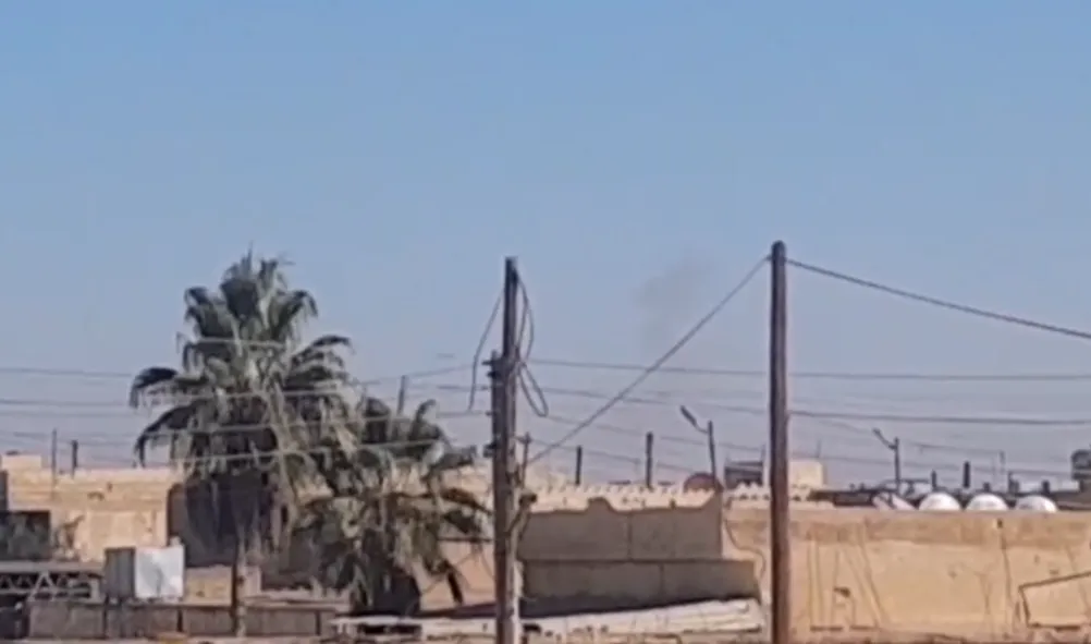 ​​​​​​​Turkish occupation bombs the western of Ain Issa district