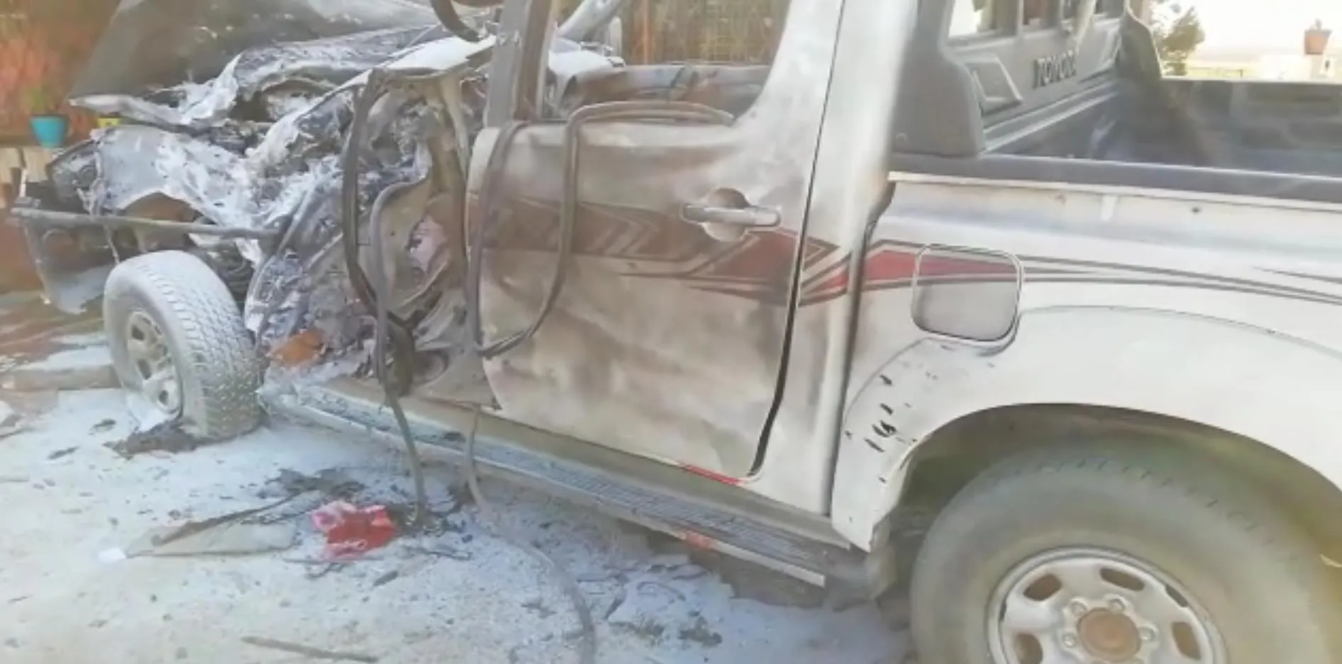 Turkish drone hit car on Qamishlo-Dêrik road
