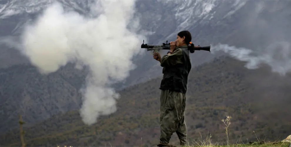 Guerrilla forces deal strong blows to the Turkish occupation army with heavy weapons