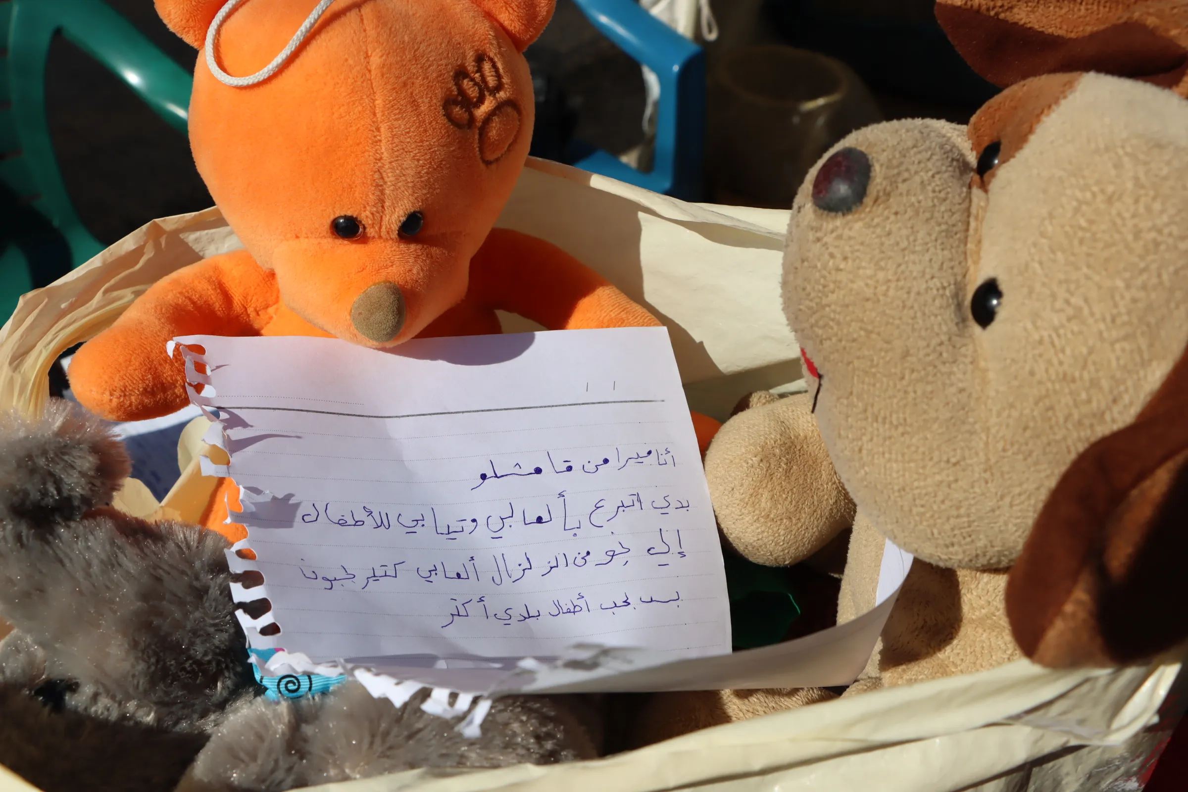 Girl captivates hearts.. "I love my toys, but children of my country more"