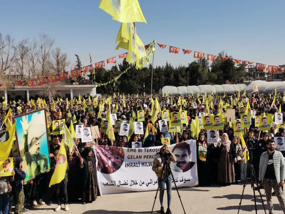 Protests in Jazera, Euphrates regions denounce international conspiracy