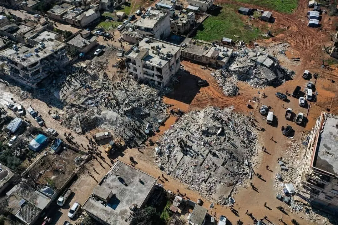 Jandres.. 90 percent destroyed, aid stolen, and young men killed
