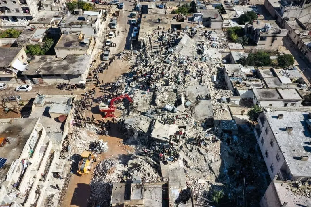 Jandres.. 90 percent destroyed, aid stolen, and young men killed