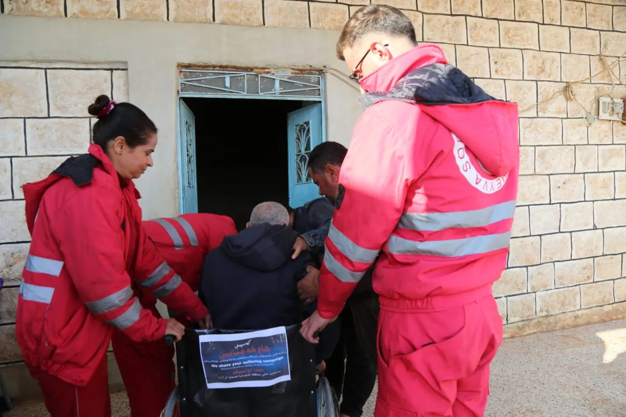 KRC distributes Sulaymaniyah's humanitarian aid for Sherawa district