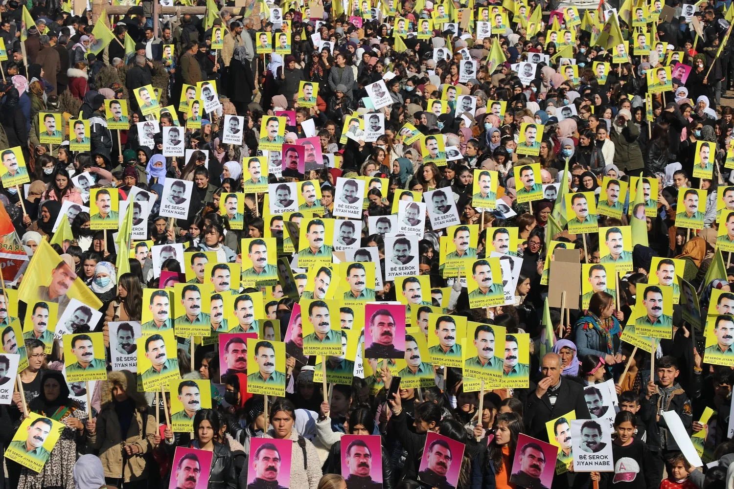 ​​​​​​​Tens of thousands of demonstrators condemns international conspiracy in Jazera region
