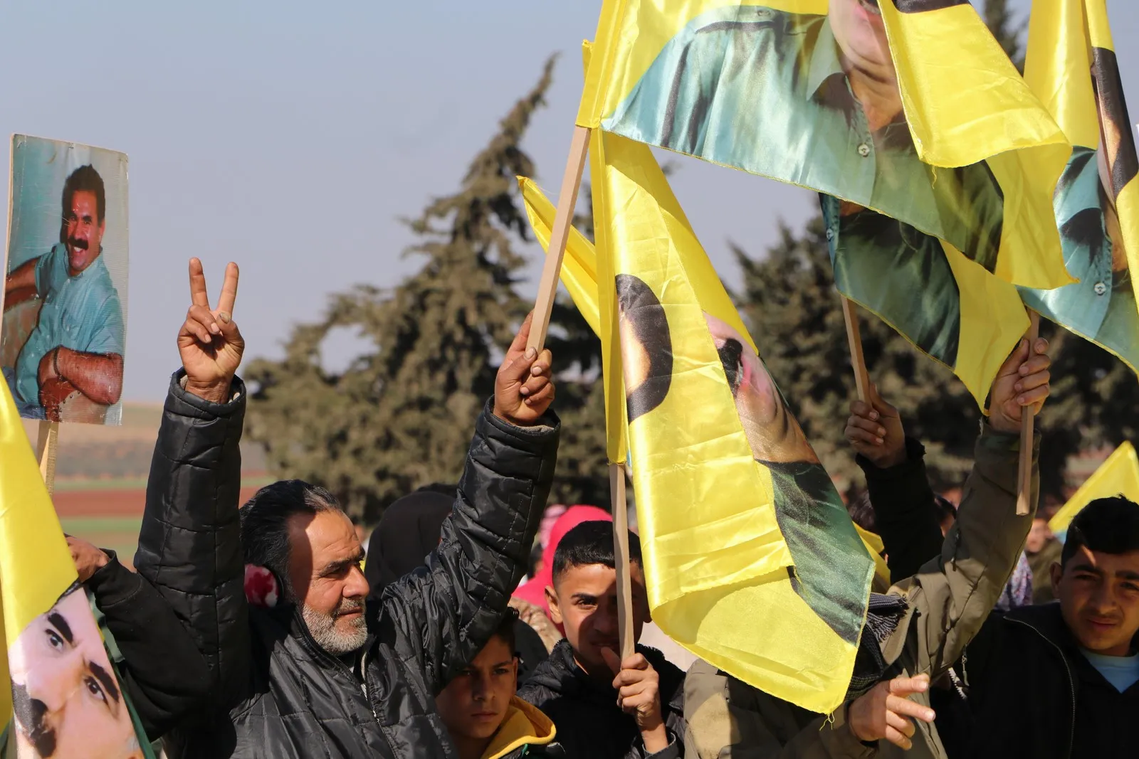 Mass protests of Afrin's IDPs, Shahba's people against international conspiracy