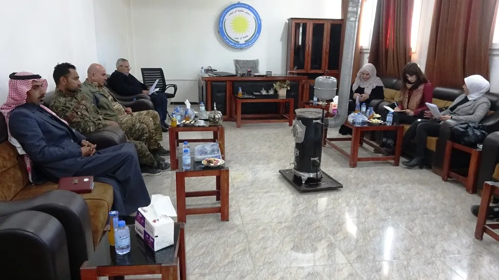 ​​​​​​​American researcher visits Ain Issa district