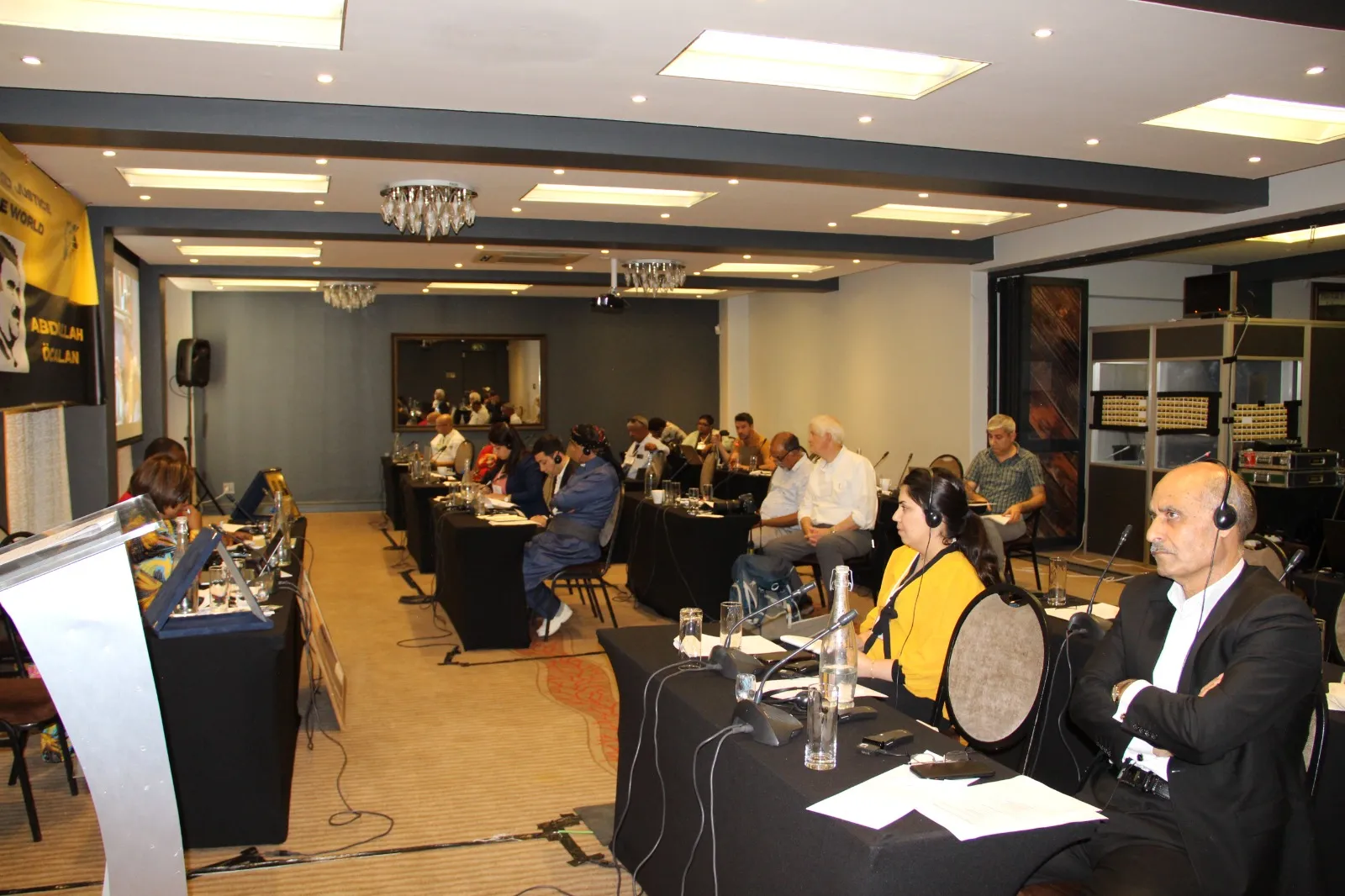 Conference "Freedom for Ocalan...Peace, Stability in World" concludes its first day's work