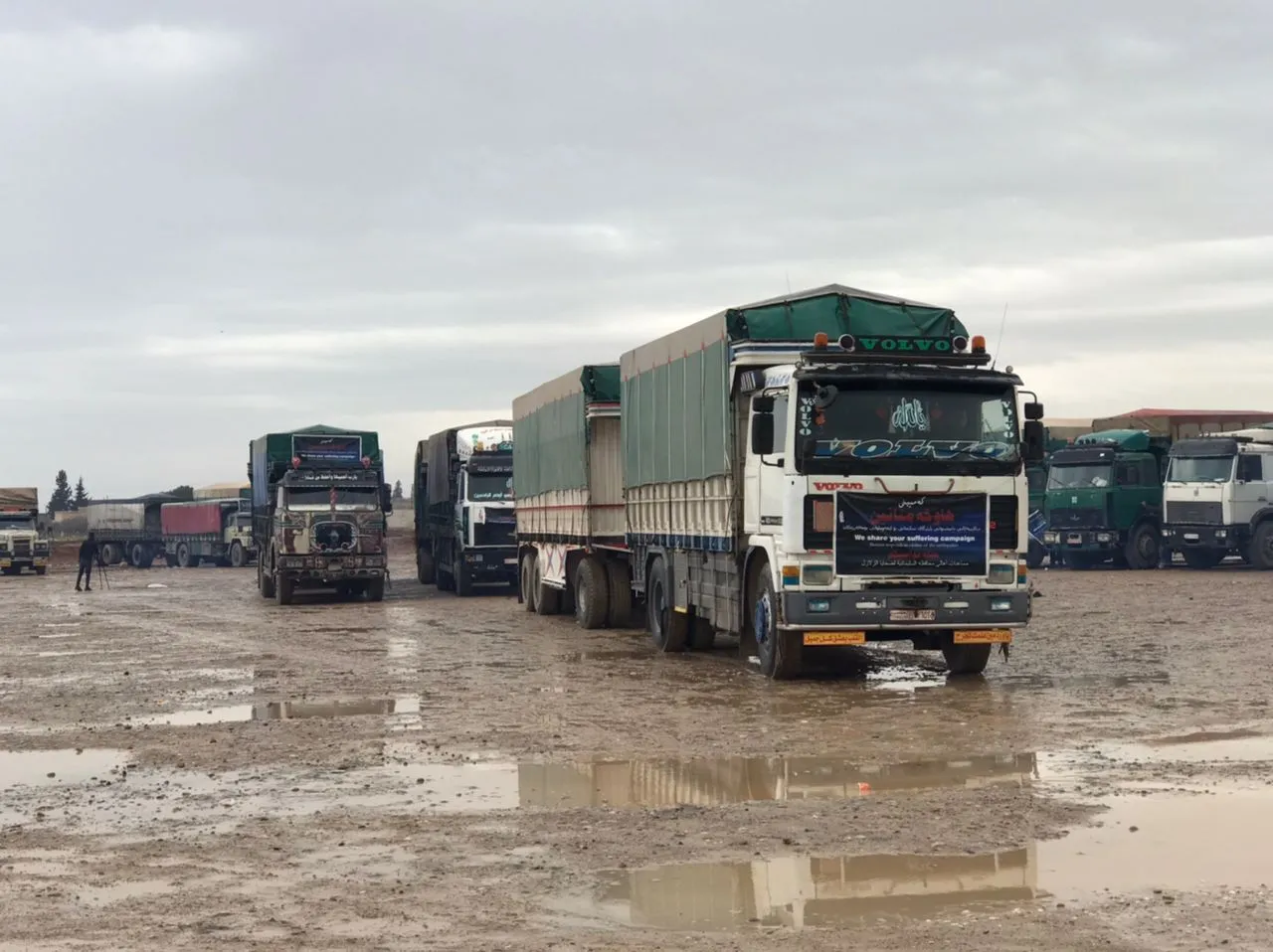 ​​​​​​​AANES announces withdrawal of aid convoy…Damascus government prevent its crossing