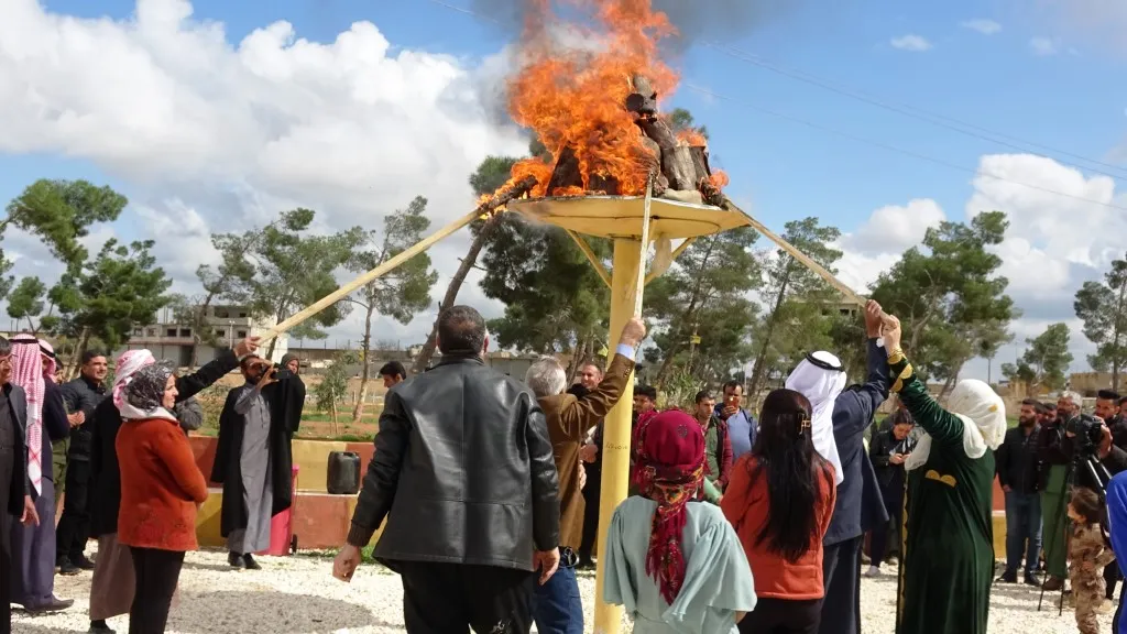 Ain Issa people celebrate Newroz 2023