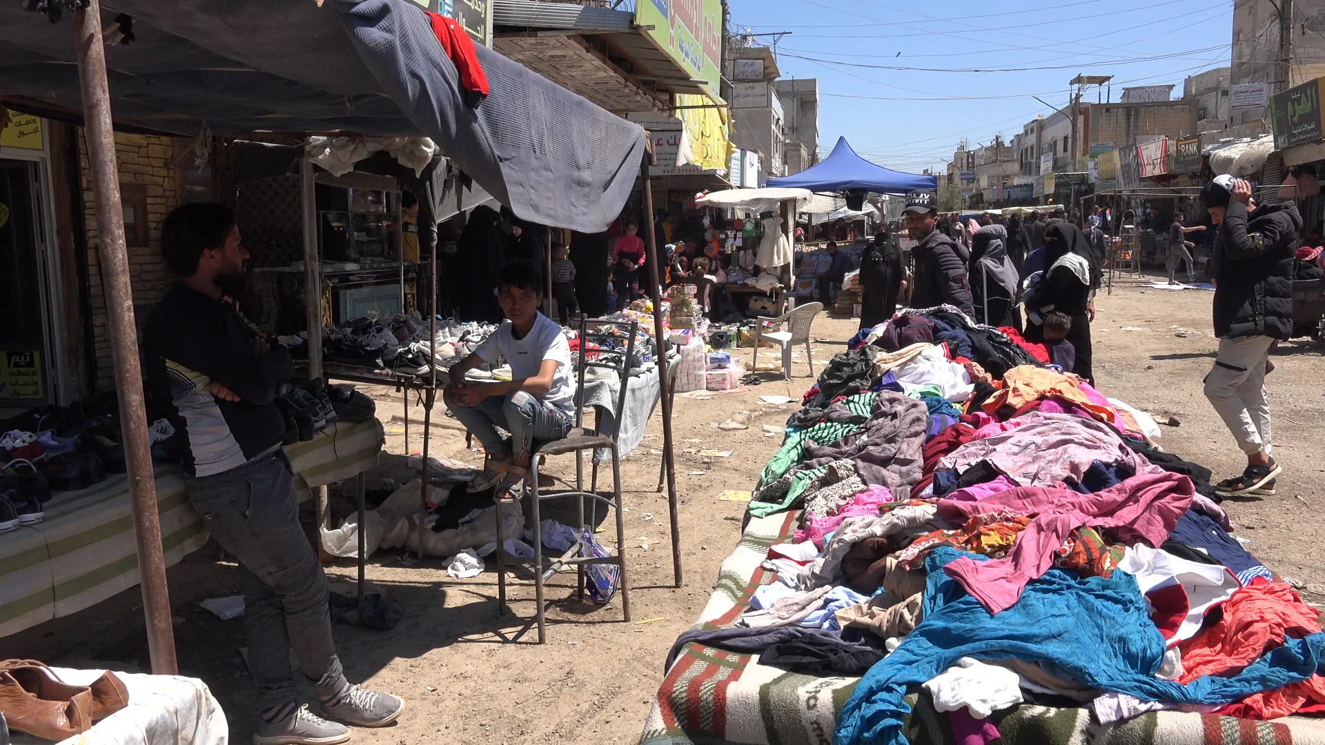 Eid preparations and crowded markets