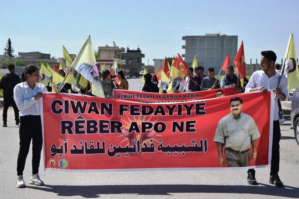 March against leader's isolation in Euphrates region