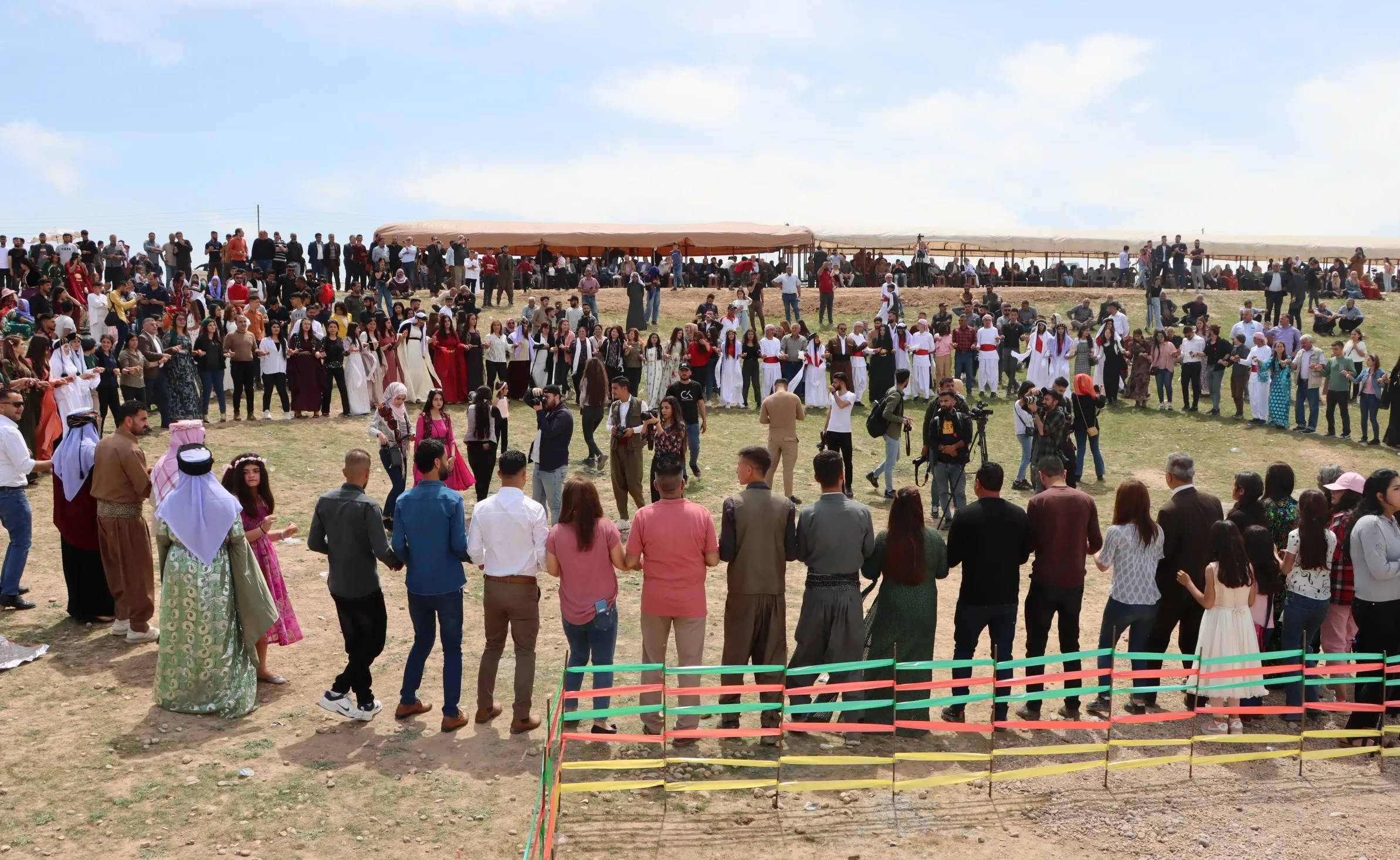 ​​​​​​​Participants in Yazidi New Year's celebration praise AANES's initiative