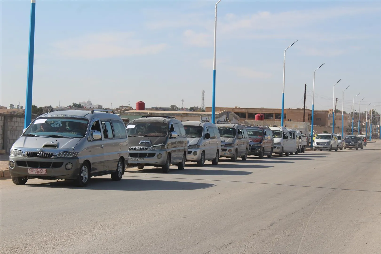 Mass crowds head to  city of Qamishlo
