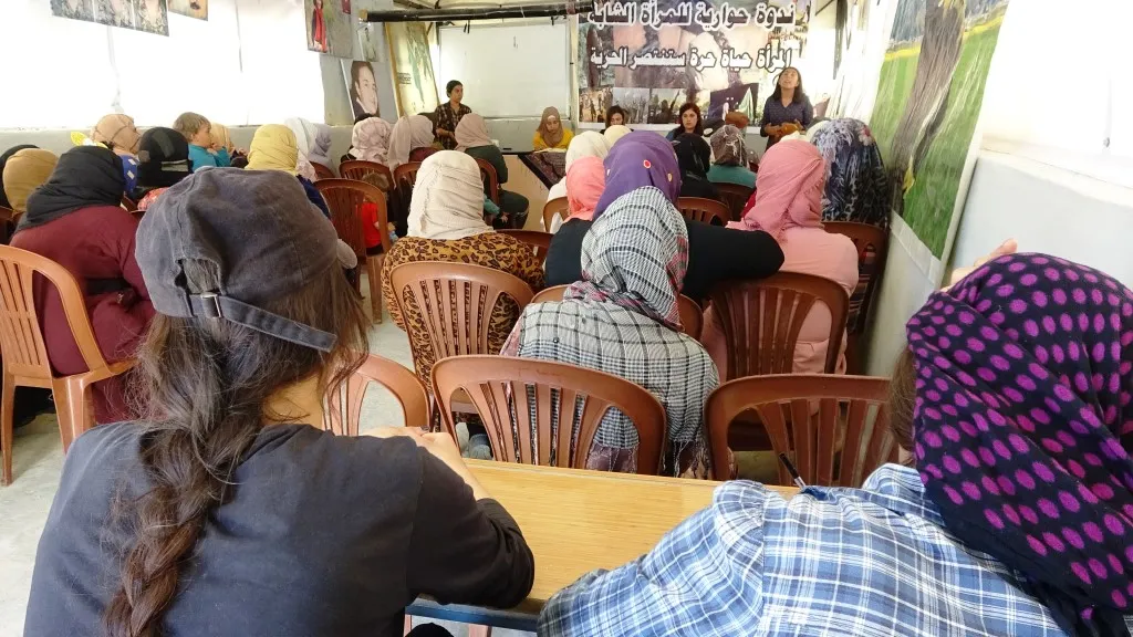 displaced women: resistance is one of elements to thwart Turkish policy