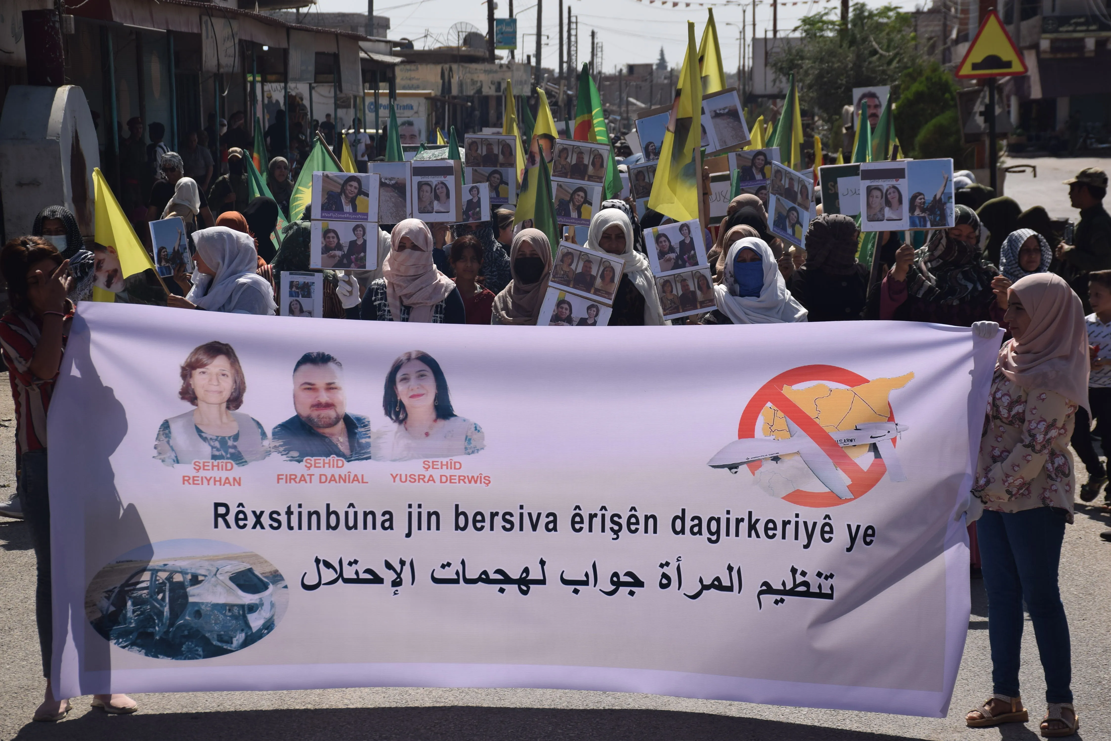 Popular discontent in Qamishlo, its countryside over Turkish attacks