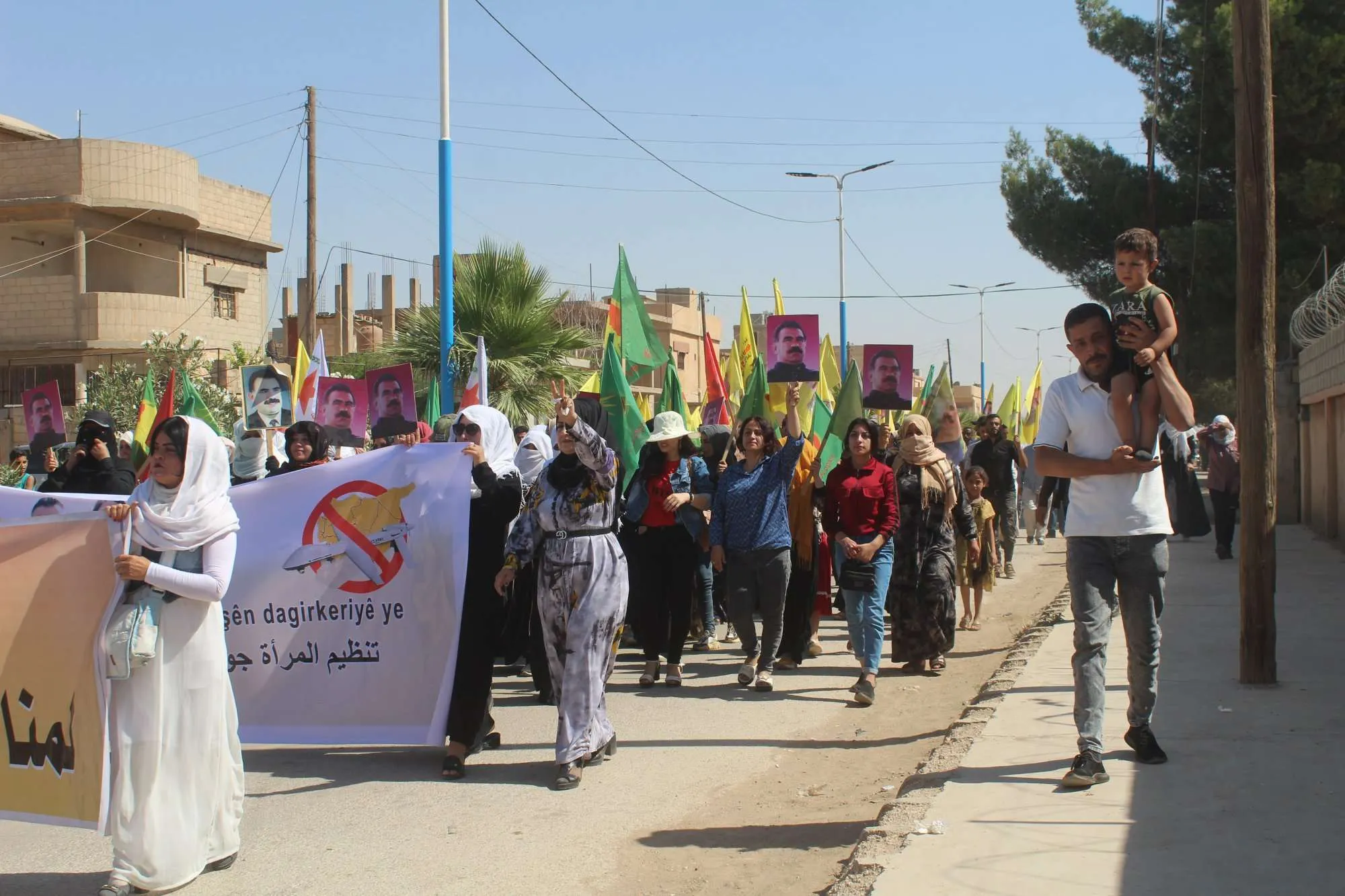 Tal Koçer during demonstration: Let's end occupation with struggle