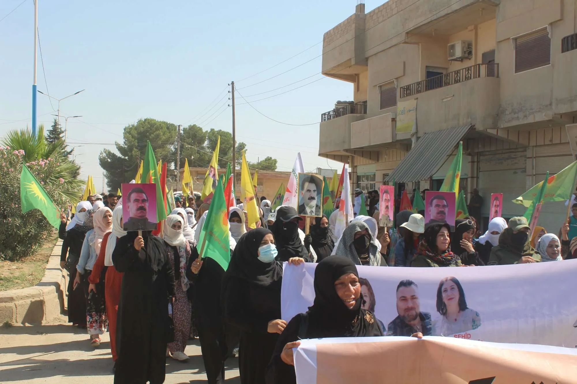 Tal Koçer during demonstration: Let's end occupation with struggle