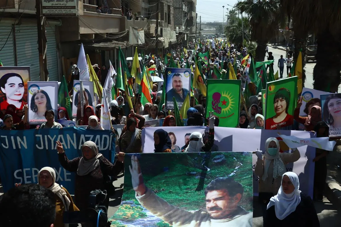 People of Hasaka slam Turkish attacks, leader's isolation