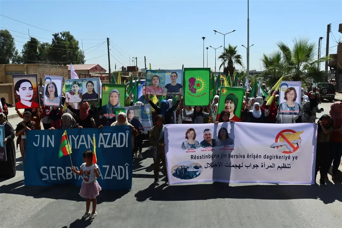 People of Hasaka slam Turkish attacks, leader's isolation