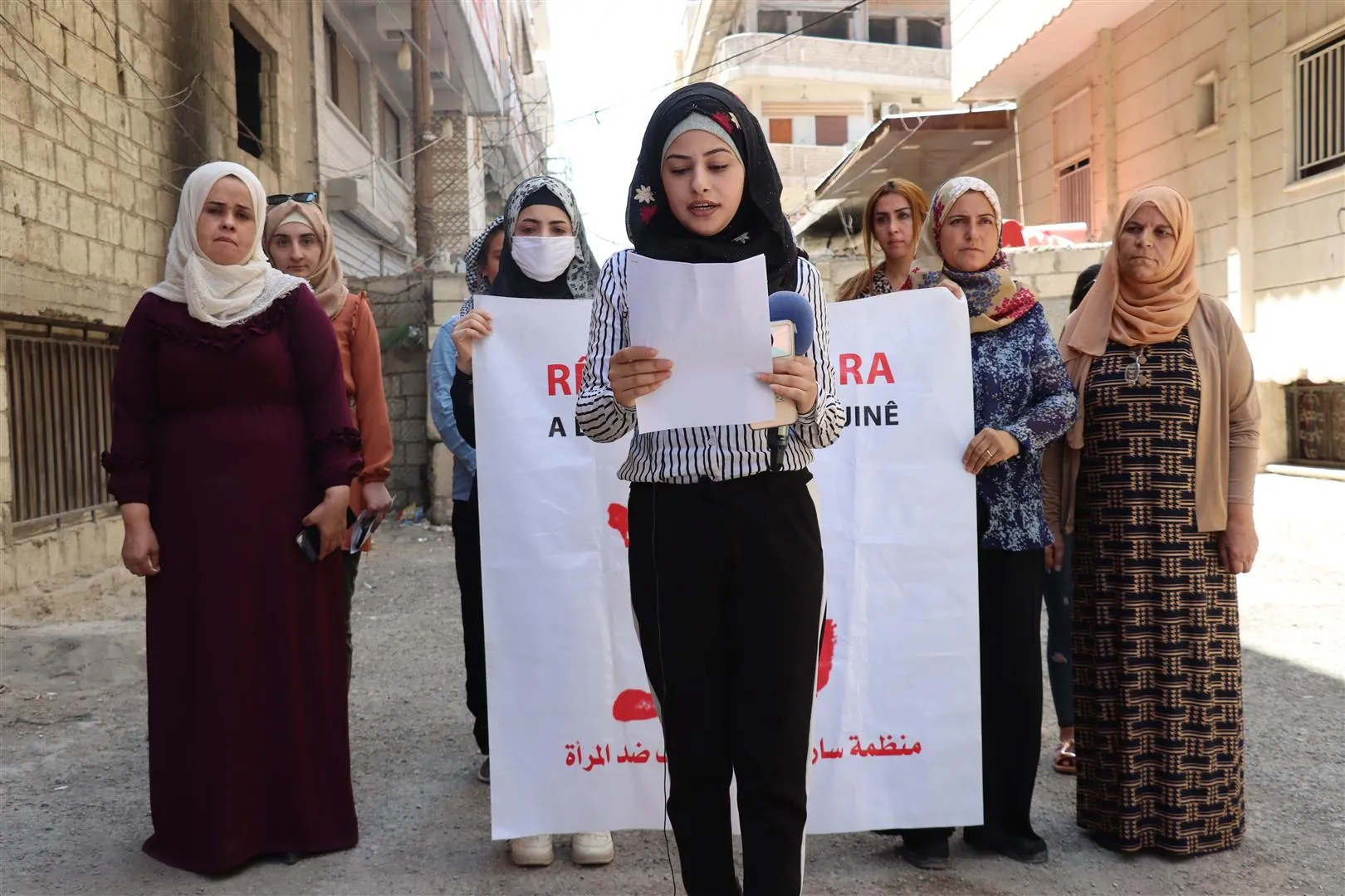 ​​​​​​​Anger-condemnation of Turkish occupation violations against woman in occupied areas