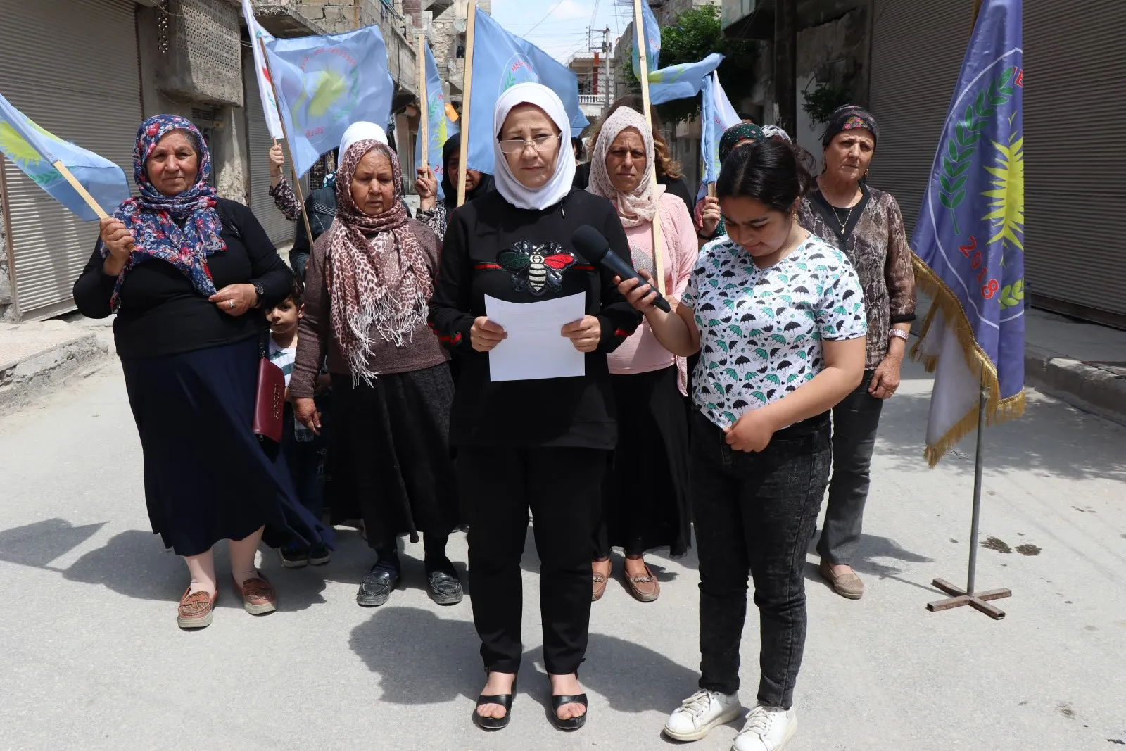 ​​​​​​​Anger-condemnation of Turkish occupation violations against woman in occupied areas