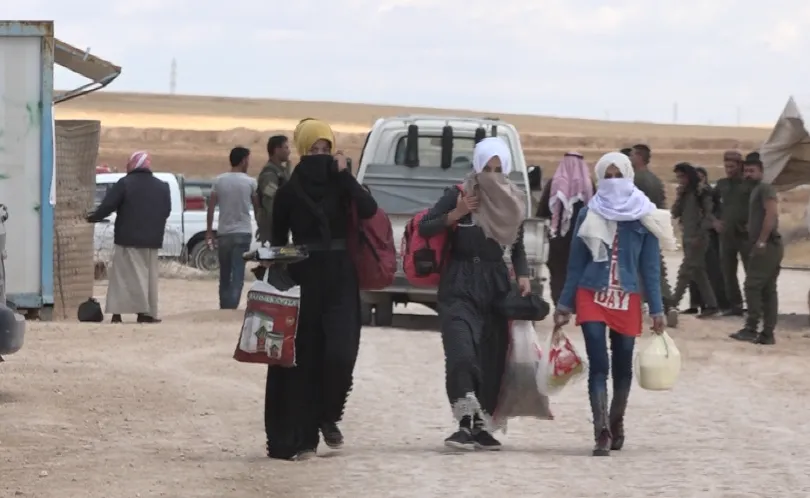 Wave of displacement from occupied territories towards AANES's areas