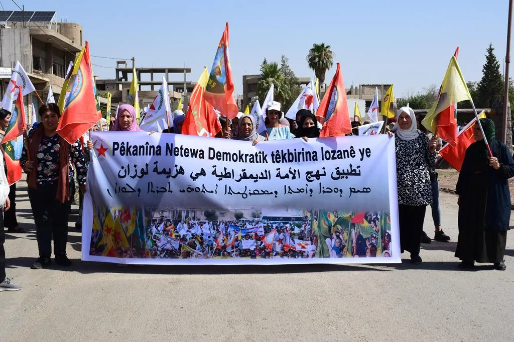 2 mass demonstrations to condemn Lausanne Treaty