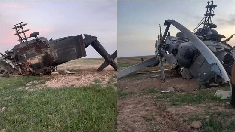 Helicopter crash near Hawler