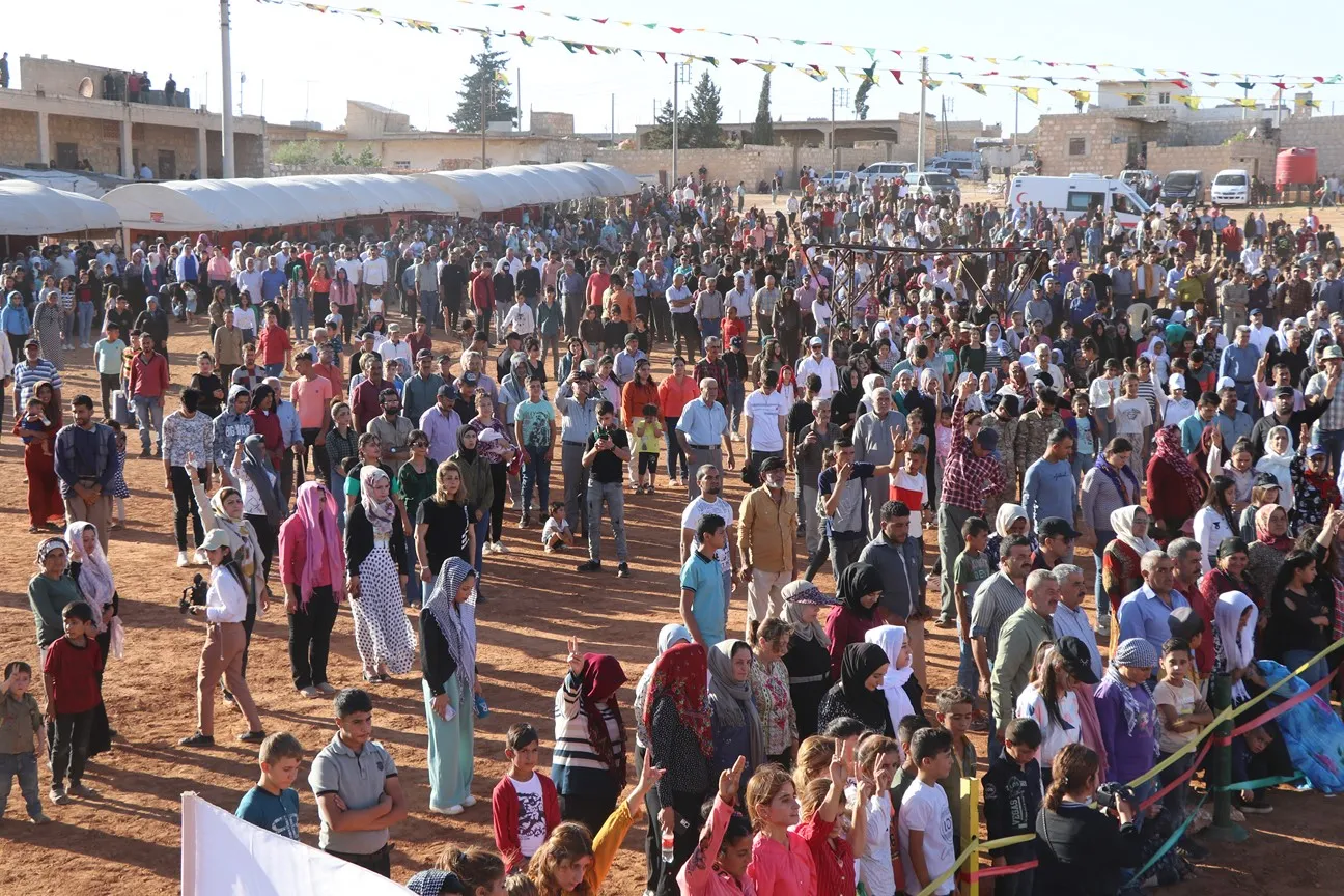 IDPs of Afrin celebrate of the July 19 revolution