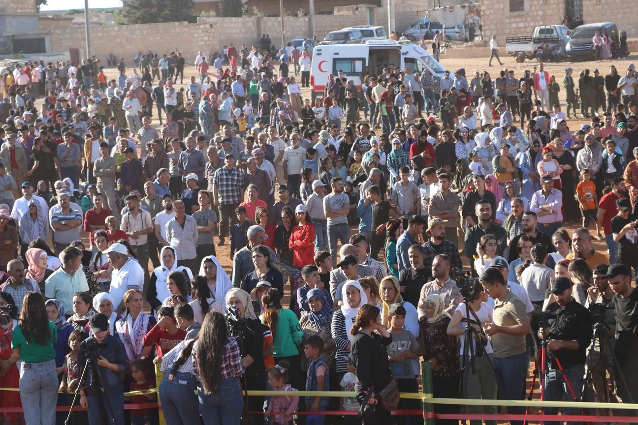 IDPs of Afrin celebrate of the July 19 revolution