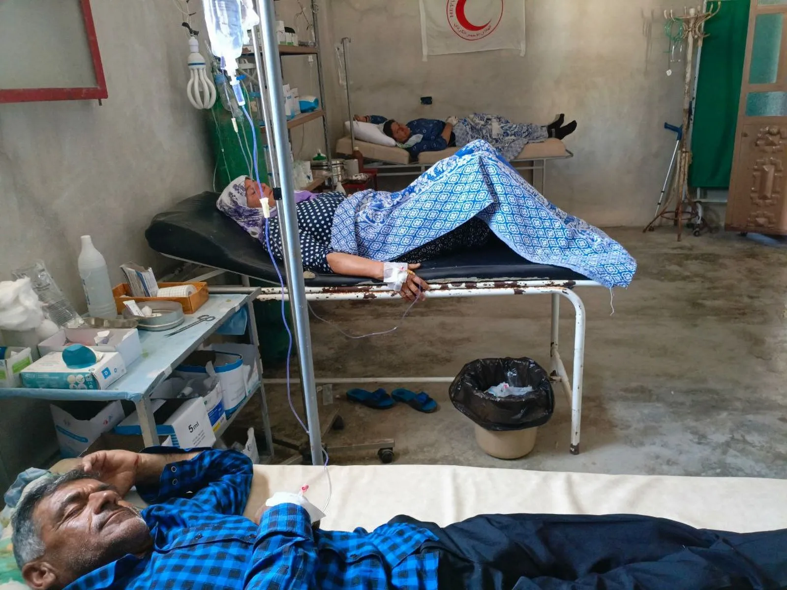 200 sick cases a day in al-Shahba