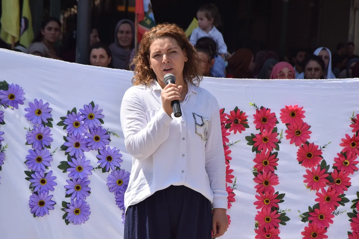 Demonstration to support of women in Şengal and Afghanistan