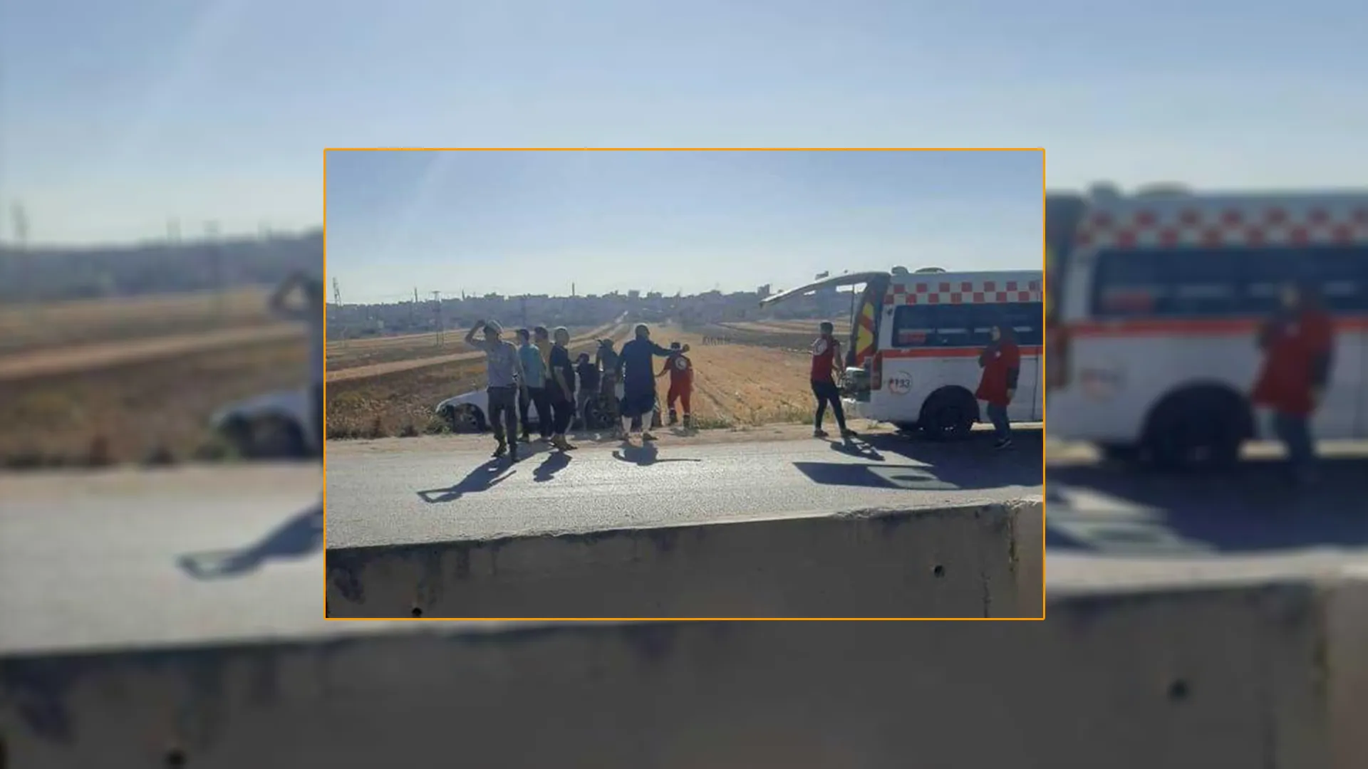 Turkish UAV targets car in countryside of Aleppo