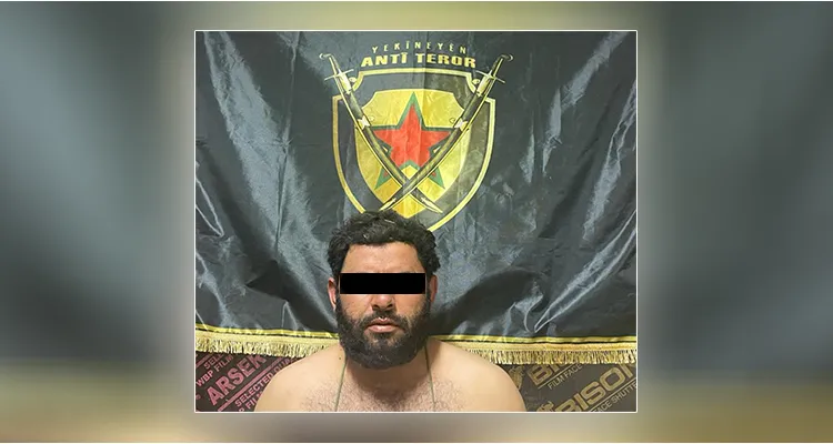 Mercenary Abu Halil al-Fadaani is in grip of SDF